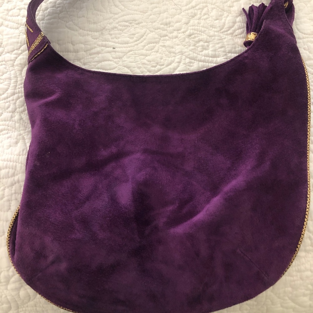 MAYLE boho suede bag